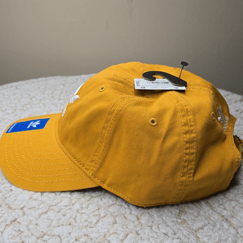 NWT Adidas Relaxed Strap-Back Hat Color Preloved Yellow l/xl unisex