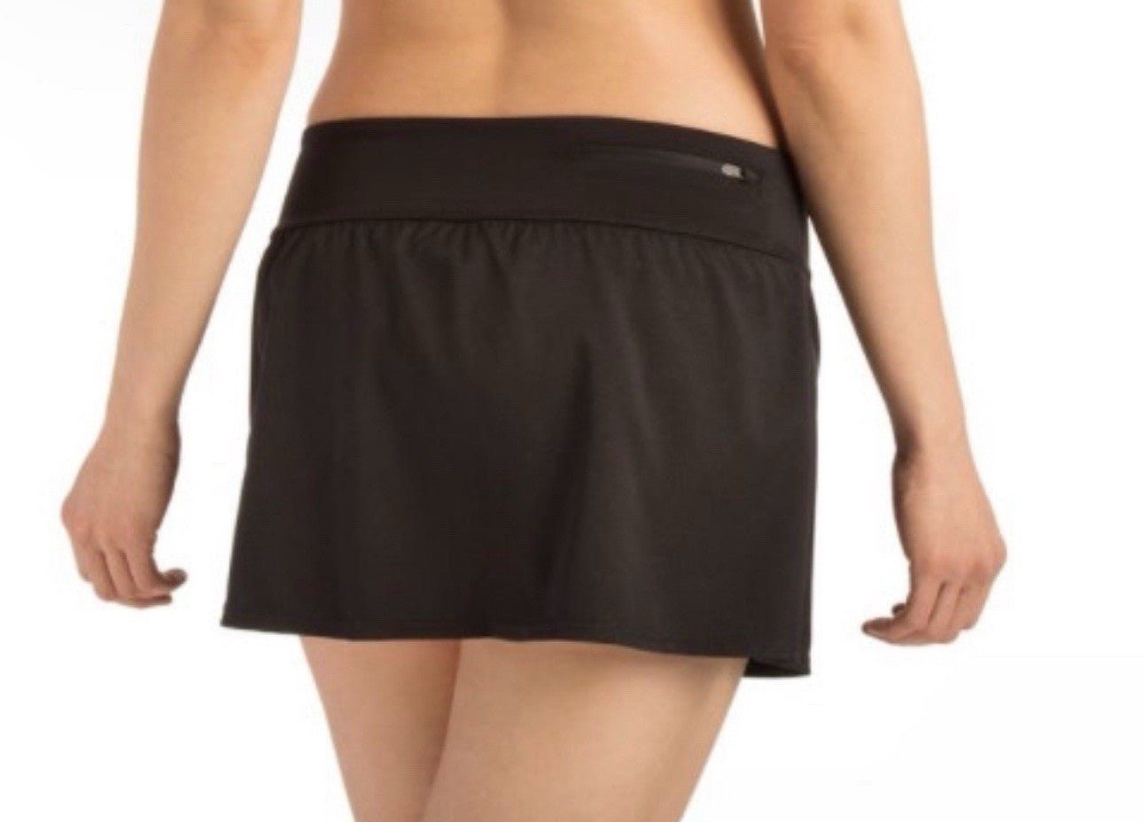 Nike Womens Midini Bikini Swim Top Separates and skort set black