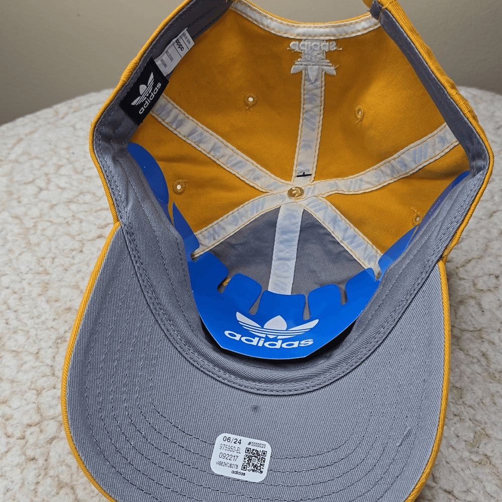 NWT Adidas Relaxed Strap-Back Hat Color Preloved Yellow l/xl unisex