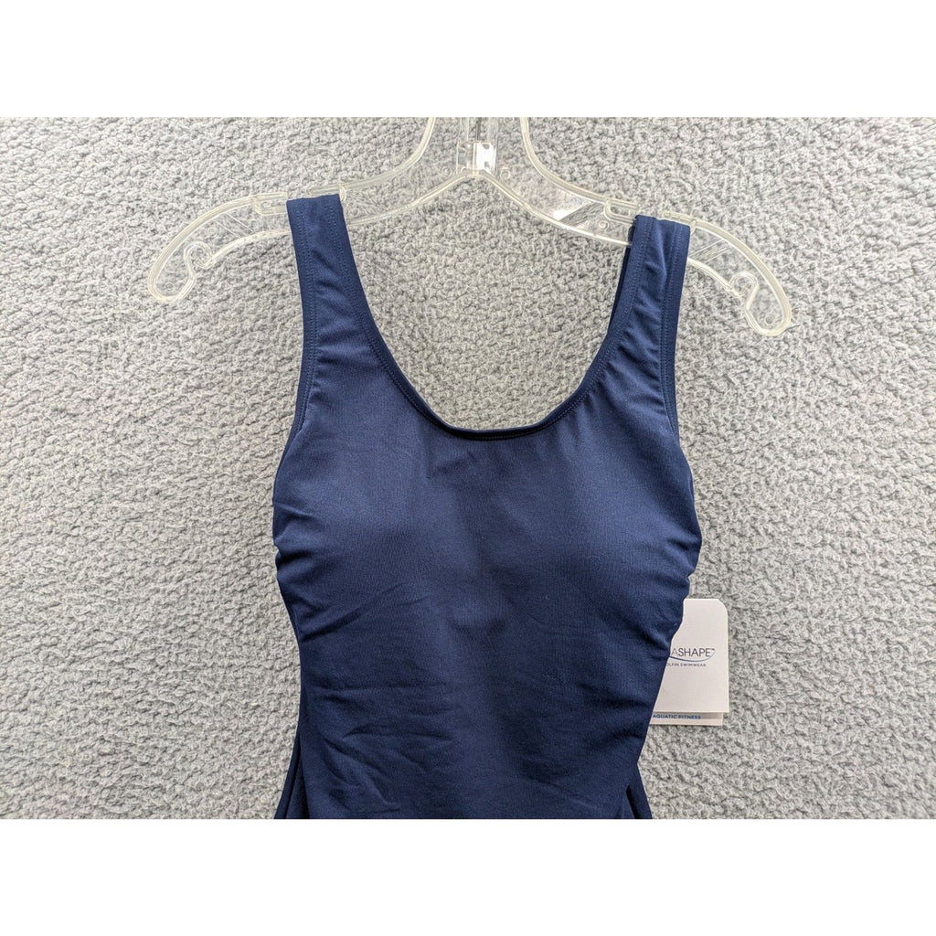 Dolfin Women's Aquashape Conservative Lap Suit 6 and 10 navy