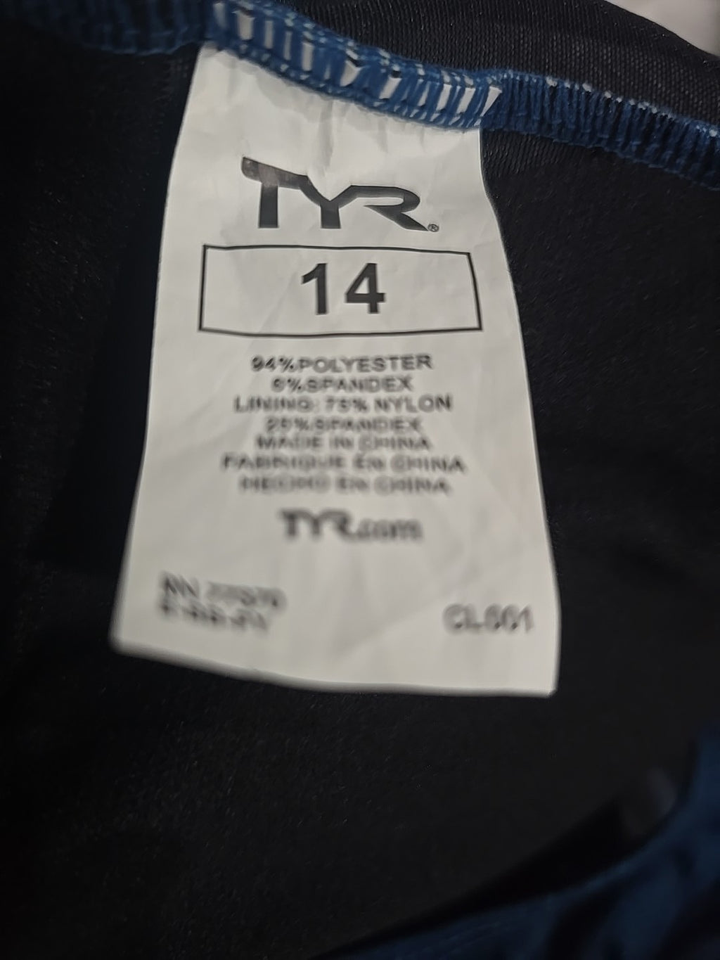 TYR Women's Durafast Elite Turq/Navy Max Splice Controlfit Swimsuit new