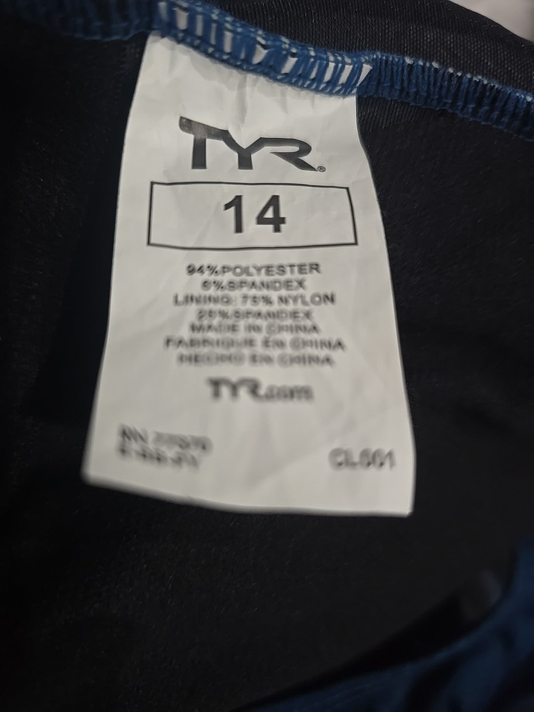 TYR Women's Durafast Elite Turq/Navy Max Splice Controlfit Swimsuit new
