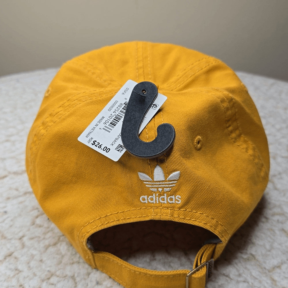 NWT Adidas Relaxed Strap-Back Hat Color Preloved Yellow l/xl unisex