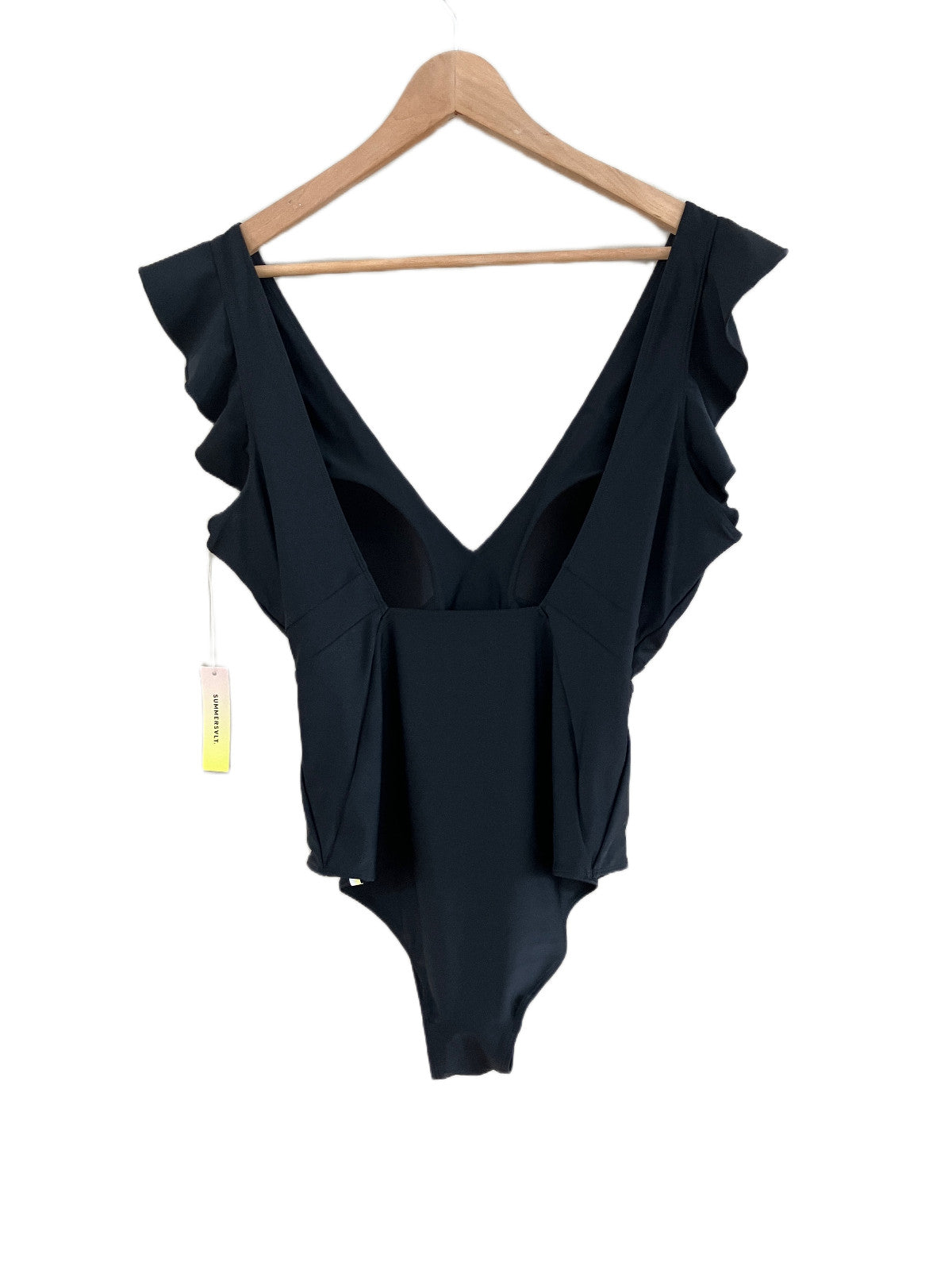 Deep Sea Ruffle Backflip by Summersalt black and navy new