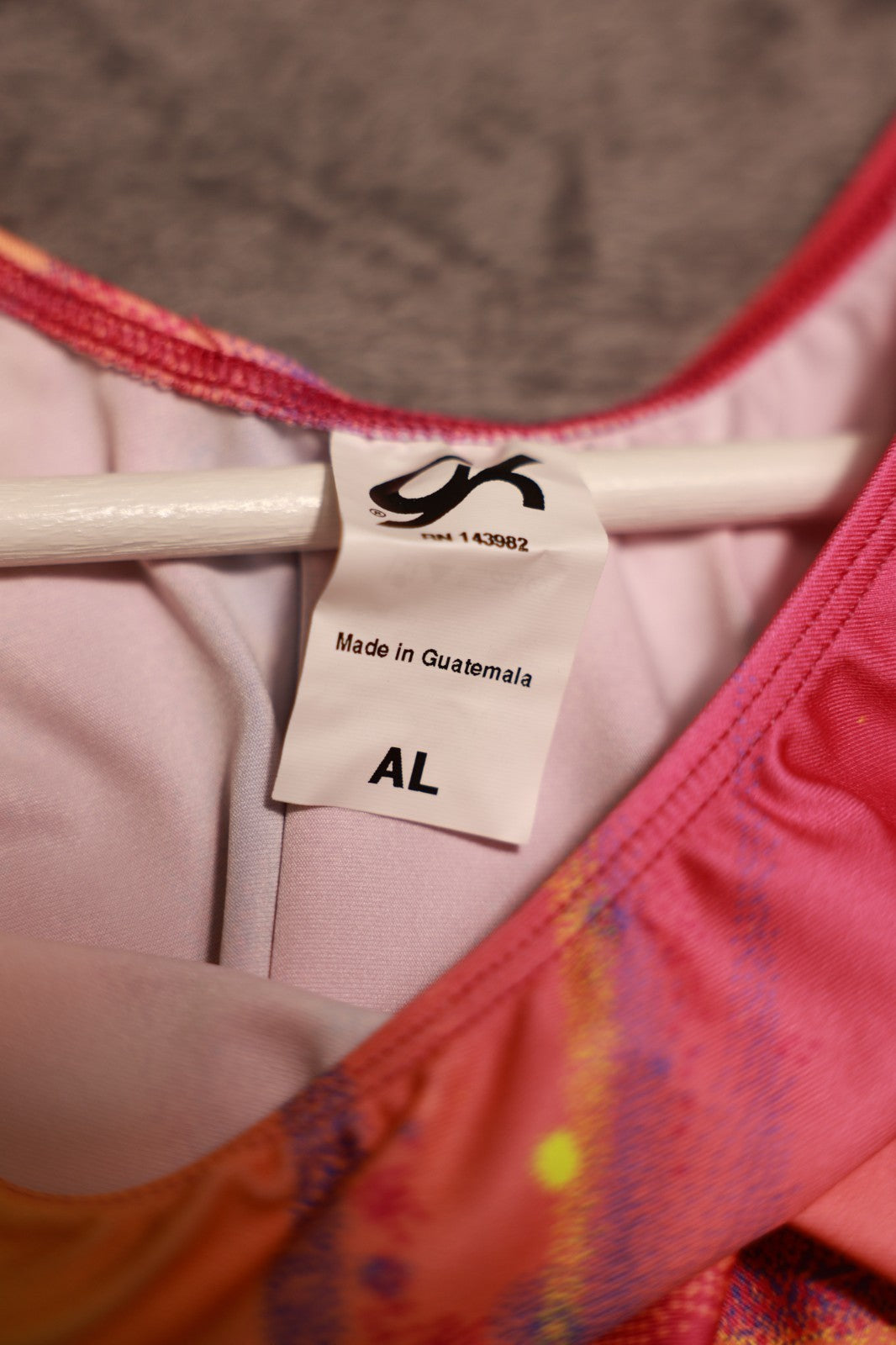 NEW Tie Dye Choice of Champions Gymnastics CL Elite Leotard w/ Scrunnci Size AL