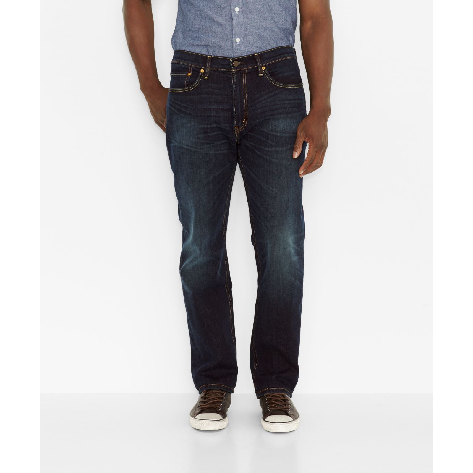 Levi's Men's 541 Athletic Taper Fit Stretch Jeans dark faded blue new