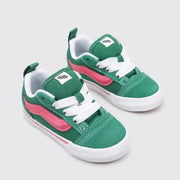 Vans Toddler Knu Skool Shoe(Green / Pink) - Image 5